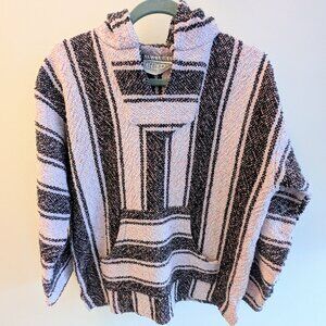 Cienfuegos Boho Hoodie - L Pink & Black